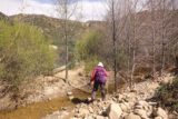 Portrero_John_048_03192017 - Mom going across yet another stream crossing along the Portrero John Trail