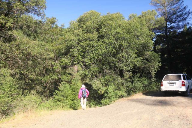 Potem_Falls_005_06202016 - Mom making her way down to Potem Falls from the unmarked pullout