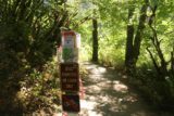 Punch_Bowl_Falls_17_015_08182017 - Signage telling me that the Eagle Creek Trail wouldn't make it up to Tunnel Falls due to the Indian Creek Fire