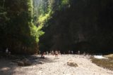 Punch_Bowl_Falls_17_136_08182017 - Looking back at the context of people enjoying themselves alongside Eagle Creek while also benefitting from the shade produced by the tall cliffs flanking the Punch Bowl Falls viewing area