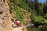 Punch_Bowl_Falls_17_165_08182017 - Looking back at a family that was about to get started on their hike along the Eagle Creek Trail