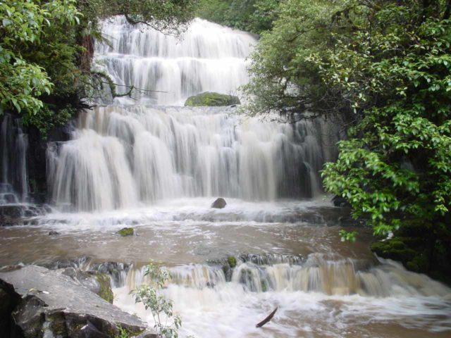 Purakaunui_Falls_025_12012004 - Purakaunui Falls in a more swollen state when we first saw it back in December 2004