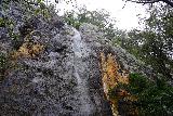 Purling_Brook_Falls_080_07052022 - Looking back at Tanninaba Falls above the surface as I walked past its base