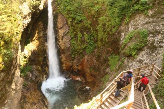 Raggaschlucht_192_07132018 - The main waterfall in the Ragaschlucht Gorge