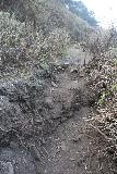 Ragged_Point_158_11172018 - Zoomed in on some of the ongoing trail erosion between Black Swift Falls and the Ragged Point Inn