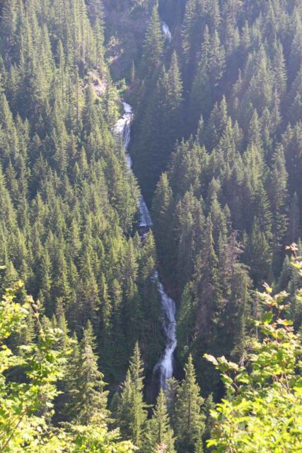 Rainier_453_08252011 - The full drop of Martha Falls as seen from the Stevens Canyon Road