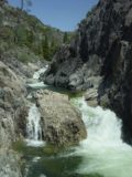 Rancheria_Falls_Hetch_Hetchy_031_04242004 - Looking upstream at more cascades on Rancheria Falls from the footbridge