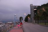 Ribadeo_035_06102015 - Julie and Tahia choosing to walk along the waterfront of Ribadeo back to the Parador