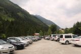 Riesachfalle_Schladming_002_07032018 - The busy car park for the Riesachfallle in the Untertal Valley uphill from Schladming and Rohrmoos