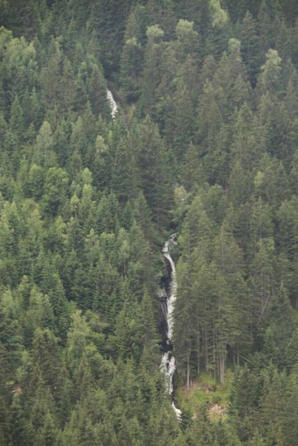 Riesachfalle_Schladming_083_07032018 - This waterfall across the Untertal Valley could be the Wildkarbachfall since it was on the Wildkarbach Stream