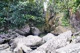 Rio_Espiritu_Santo_015_04212022 - Looking upstream at the jumble of boulders that kept me from experiencing Charco Verde and the Espiritu Santo Waterfall itself