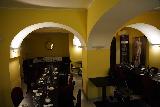Rome_350_11162023 - Looking at the interior of the Ristorante Spirito di Vino in the Trastevere District