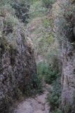 Ronda_202_05232015 - The somewhat rough and overgrown trail beneath the Murallas de la Albacara leading me somewhere even deeper into the Tajo Gorge