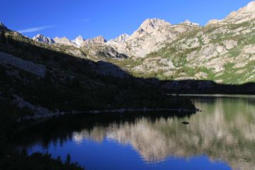 This was a weekend backpacking trip that began and ended at Lake Sabrina. The ultimate main goal of this physical challenge was to get as far as the Hungry Packer Lake, which was one of several lakes of glacial origin in the area. The Eastern Sierra was full of these kinds...