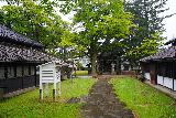 Sakata_080_07072023 - Looking back towards the shrine from between the Sankyo Soko Storehouses in Sakata
