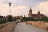 Salamanca_263_06072015 - Julie and Tahia going back over the Roman Bridge in Salamanca