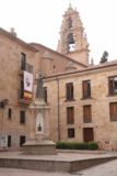 Salamanca_278_06072015 - Looking towards a statue and some bells at Plaza Juan XXIII in Salamanca