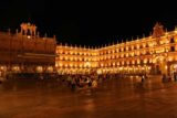 Salamanca_403_06072015 - The wide open square of the Plaza Mayor in Salamanca at night