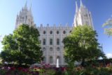 Salt_Lake_City_050_05272017 - Looking towards the south-facing side of Temple Square as seen before flowers and in front of the visitor center