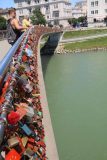 Salzburg_355_07022018 - Checking out the many locks attached to one of the bridges over the Salzach River