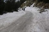 San_Antonio_Falls_16_009_01162016 - This is what Falls Road would be like during those times when there's lots of snow in the area like it was during our January 2016 visit. Clearly, hiking in these conditions require a bit more care and preparation