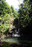 San_Carlos_Falls_124_11222022 - Looking ahead at the festive context of San Carlos Falls and its inviting plunge pool