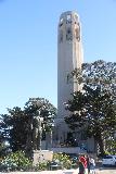 San_Francisco_356_04202019 - Another look towards the statue fronting the Coit Tower in San Francisco