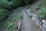 San_Ysidro_Falls_059_04012017 - Shortly after crossing San Ysidro Creek, the trail to San Ysidro Falls then followed this somewhat reinforced section to head off any further landslide damage