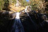 Sanbon_Falls_046_10192016 - Finally making it up to the Sanbondaki Waterfalls. This was a look up at the rightmost Sanbon Waterfalls called Kuroisawa Falls