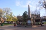 Santa_Fe_036_04142017 - An obelisk in the middle of a plaza in downtown Santa Fe