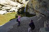 Santa_Paula_Canyon_137_03052021 - My parents checking out the Santa Paula Canyon Falls in early March 2021