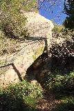 Santa_Ynez_Falls_034_01192019 - More focused look towards some kind of interesting alcove just off to the side of the Santa Ynez Canyon Trail as seen in January 2019
