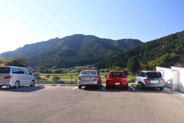 Sanzen-in_001_10232016 - This was the nearest car park to the Sanzen-in Temple that we were able to find, and it had a nice view overlooking some farms neighboring Ohara