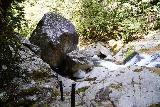 Sasa_Falls_079_04102023 - Going back to another rockfall traverse on the way back from Sasa Falls