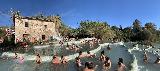 Saturnia_047_iPhone_11182023 - Pano look at the Cascate del Mulino where most of the people were chilling out