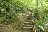 Scheidegger_Waterfalls_064_06232018 - The stairs giving me access to the lower of the Scheidegger Waterfalls