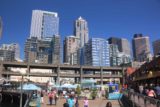 Seattle_17_069_07302017 - Looking back at the high rise buildings of downtown Seattle towering over the waterfront