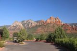 Sedona_17_007_04132017 - Nice red rock cliffs surrounding the town of Sedona, which we can see from our Hyatt accommodation