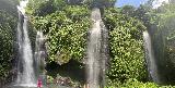 Sekumpul_054_iPhone_06222022 - Mom and some guys sharing the bottom of the Fiji Waterfall
