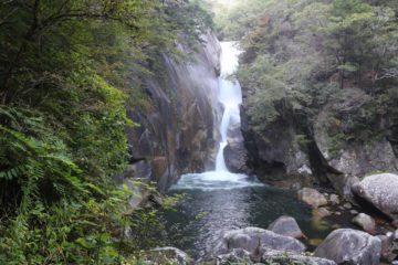 The Senga Waterfall was our waterfalling excuse to explore the vertical Shosenkyo Gorge just up the mountains from the city of Kofu.  The waterfall itself was said to be 30m tall though it appeared...