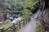 Senga_Falls_079_10172016 - Almost back at the bridge traversing the Arakawa River and taking us to the view of the Senga Falls within the Shosenkyo Gorge