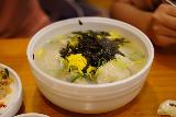 Seoul_239_06092023 - A more clear liquid soup served up at the Hwangsaengga Kalguksu Restaurant in Seoul