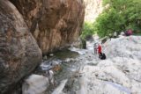 Setti_Fatma_186_05162015 - Approaching a short stream scramble on the return hike from the Setti Fatma Waterfalls