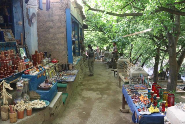 Setti_Fatma_199_05162015 - Julie passing through some souks seen along the trail to the Setti Fatma Waterfalls
