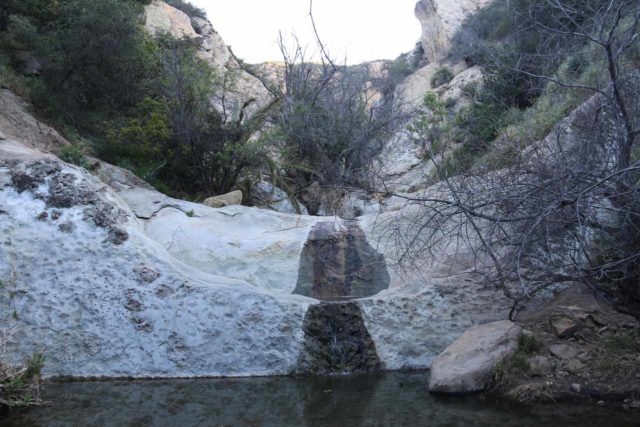 Seven_Falls_SB_17_057_04012017 - The pair of waterfalls at the so-called 'First Pool', which had turned us around when Julie and I did this hike in 2015