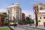 Sevilla_011_05242015 - Looking along some tram line towards the Avenida de la Constitucion