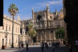 Sevilla_079_05252015 - Another look back at the Catedral de Sevilla from the entrance to the Real Alcazar de Sevilla