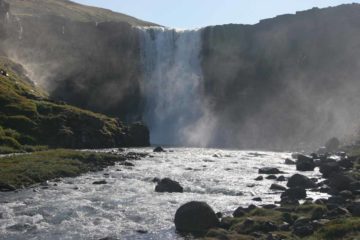 Gufufoss is the largest and most striking waterfall in Seyðisfjörður.  It plunges on a river full of smaller but powerful waterfalls as it makes it way down alongside the...