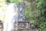 Sgwd_Henrhyd__099_09042014 - A closer look at an abseiler descending alongside the Sgwd Henrhyd waterfall