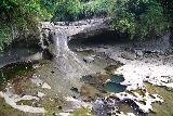 Shifen_026_07012023 - The Yanjingdong Waterfall looks like it was flowing over an elephant trunk in low flow as seen here in early July 2023